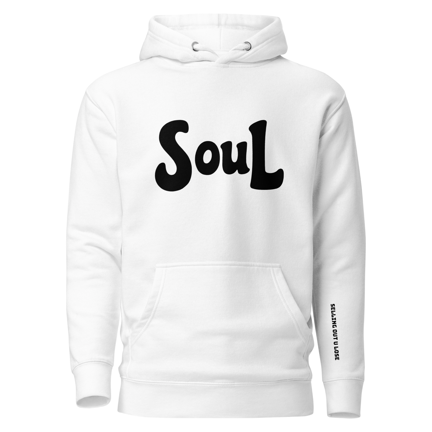 White and Black SOUL Hoodie