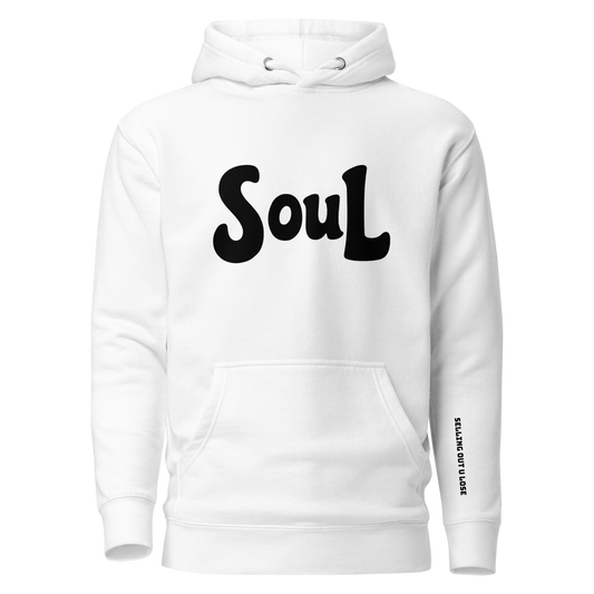 White and Black SOUL Hoodie