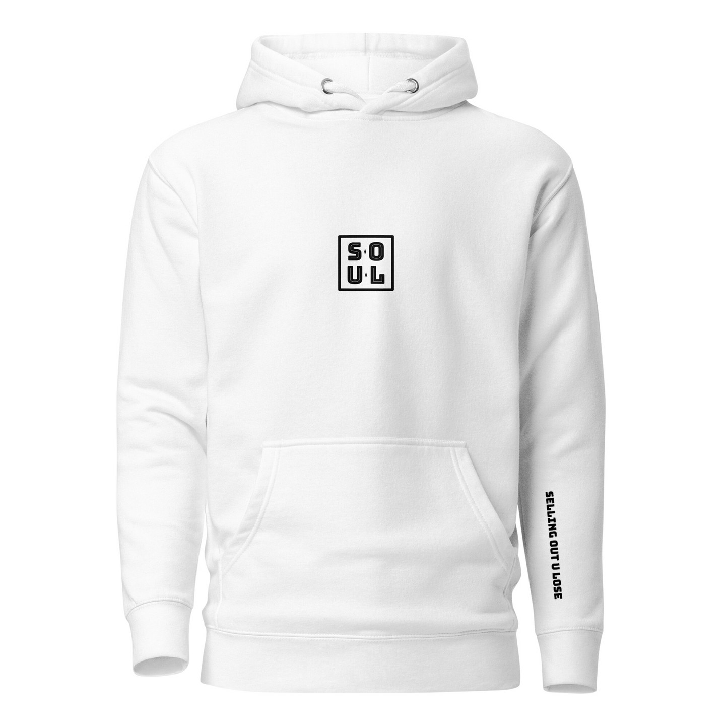 White and Black S.O.U.L Hoodie